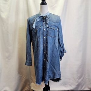 Lucky Brand Western Shirt Dress in Ballard Size Small